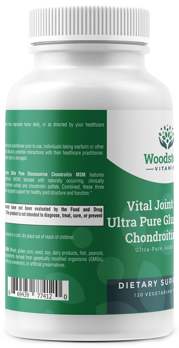 Vital Joint Series Ultra Pure Glucosamine Chondroitin MSM - 120 Capsules