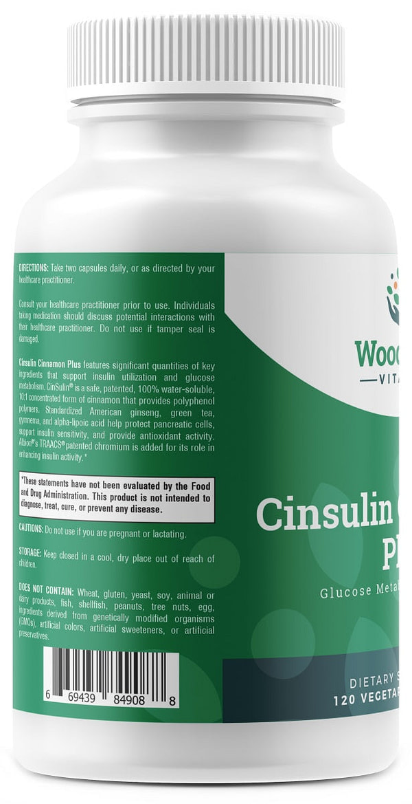 CInsulin Cinnamon Plus - 120 capsules