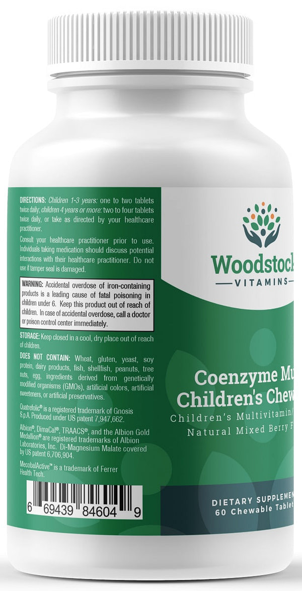 Coenzyme Multi Childrens Chewable - 60 Chewable Tablets