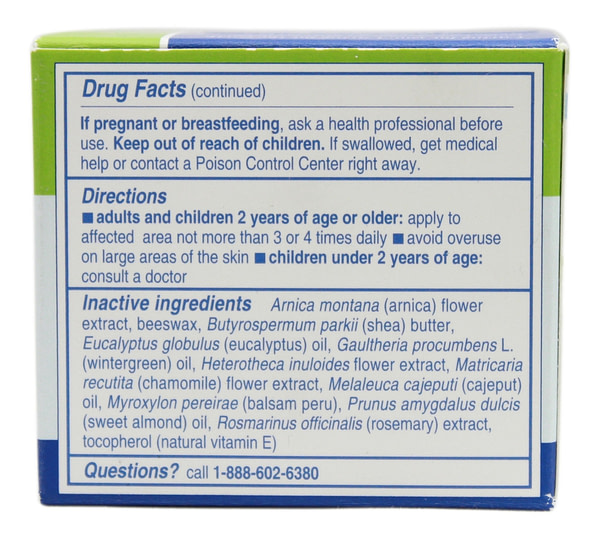 Muscle & Joint Rub - 2.5 oz Cream Drug Facts Continued