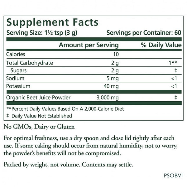 Beet Juice Powder - 6.35 oz