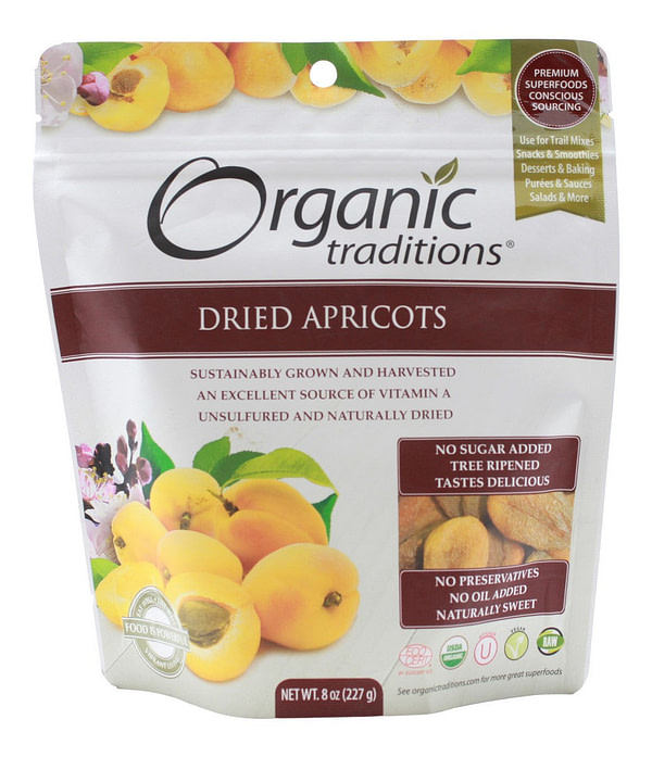 Dried Apricots - 8 oz - Front