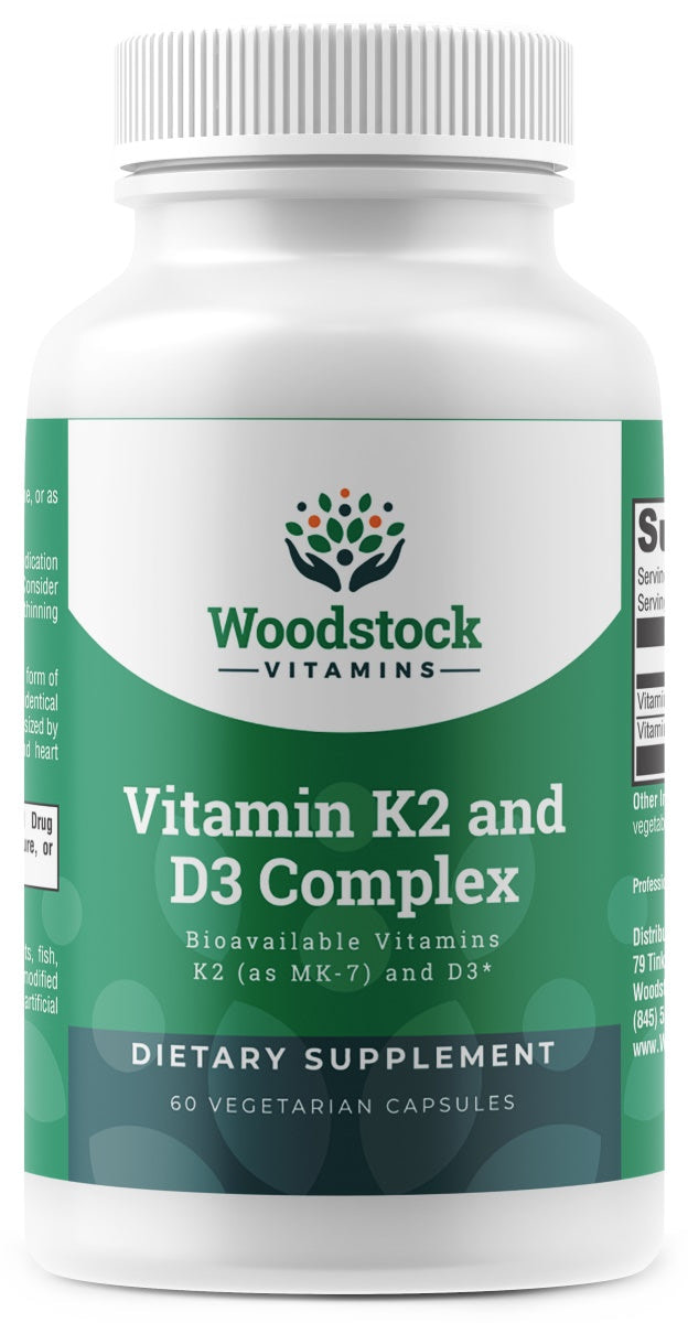 Vitamin K2 and D3 Complex - 60 Capsules