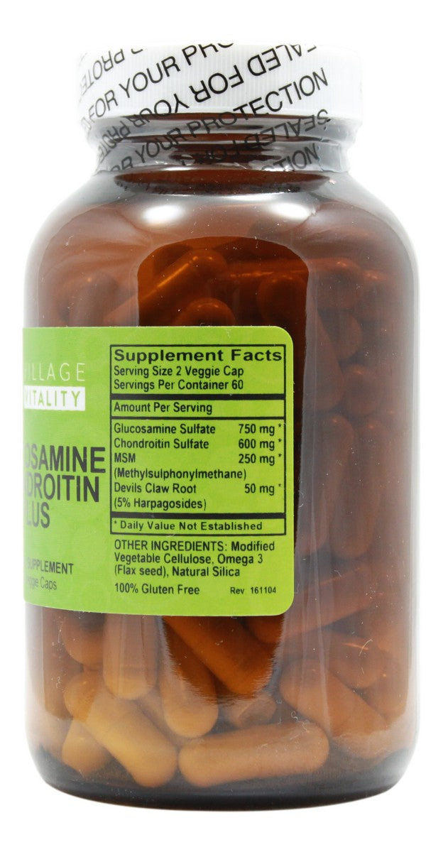 Glucosamine Chondroitin Plus - 120 Capsules - Supplement Facts