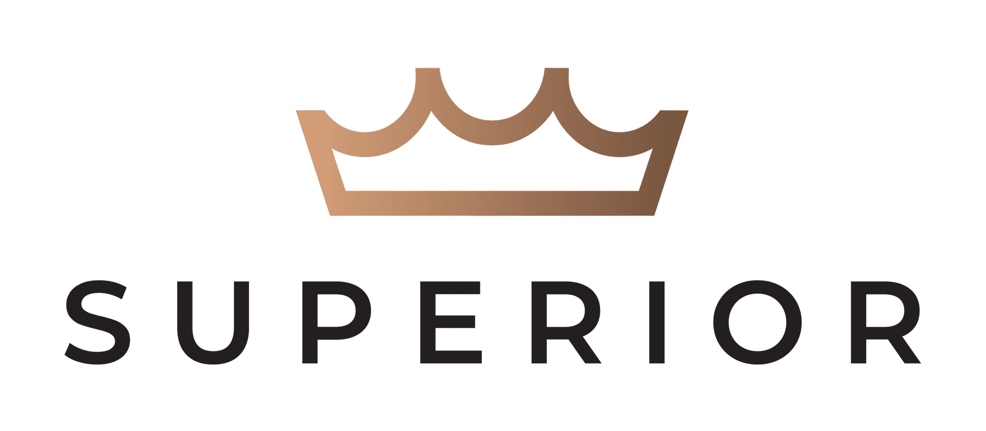 PRIMARY LOGO black type bronze crown no background