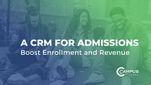 A CRM is a hub for all admissions and recruiting operations. It’s a centralized database to manage prospects, enrolled students and organizational data.