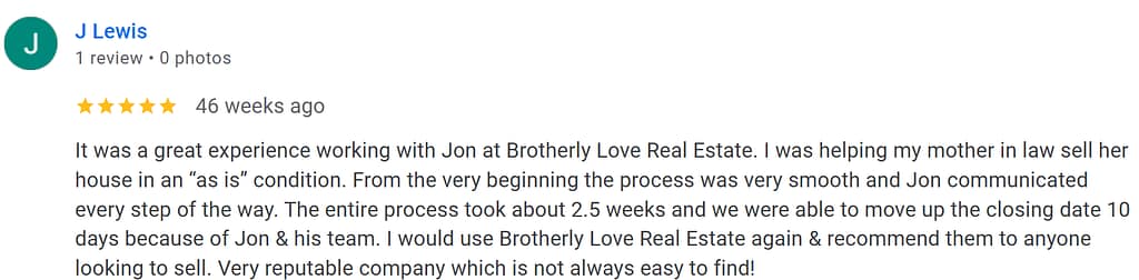 Sell house for cash Philadelphia PA - review