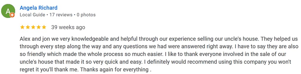 Sell my house for cash Philadelphia PA - review