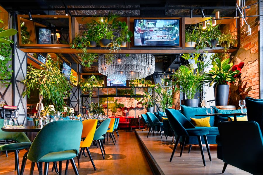 Affordable restaurant remodel.