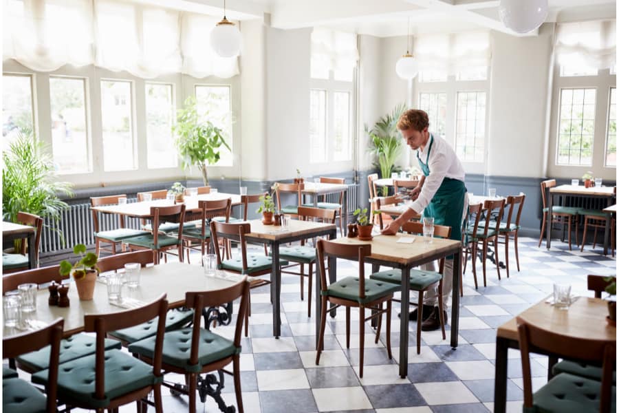 Restaurant renovations in Philadelphia.
