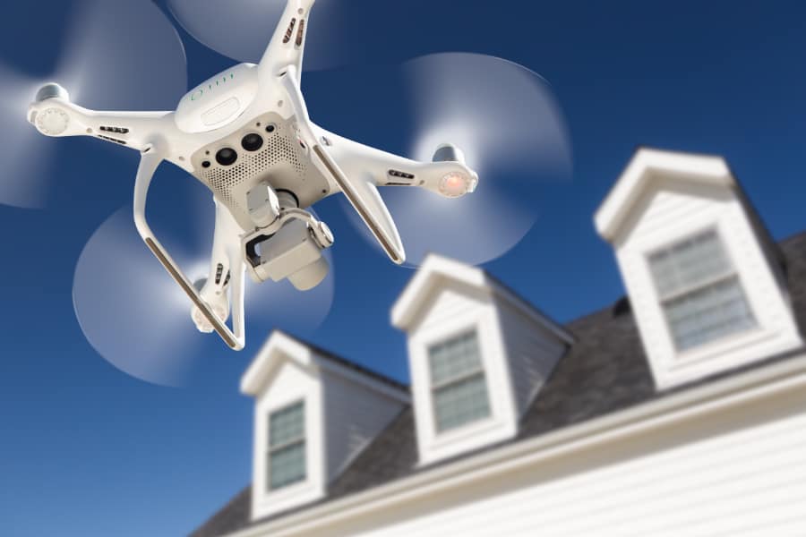 How to use a drone for a house for sale.