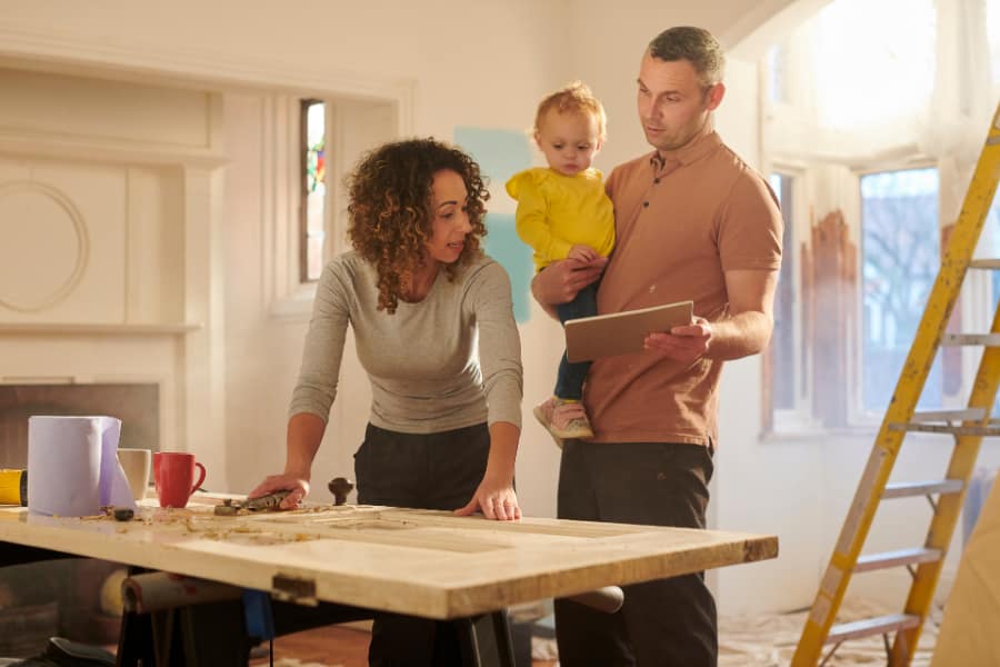 Remodel a house on a budget.