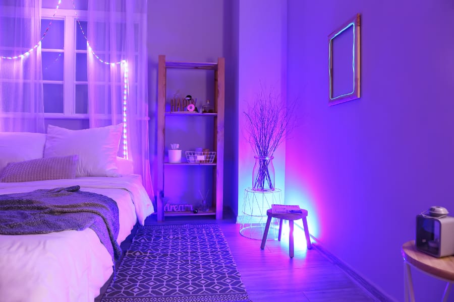 Creative primary bedroom ideas.
