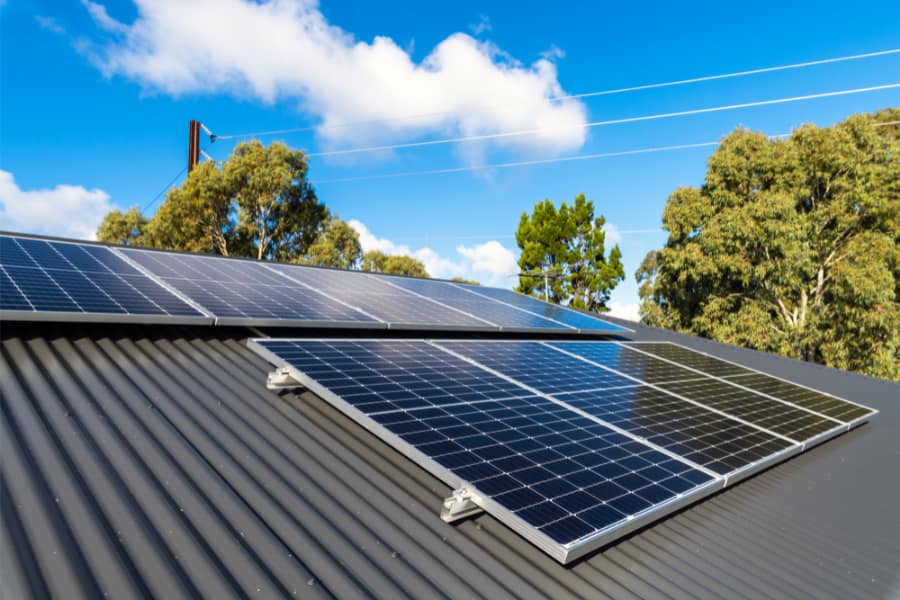 Energy-efficient solar panels in 2025.