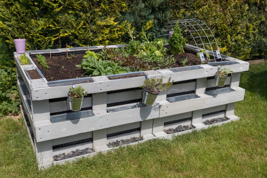 A vegetable garden can increase your home's value.