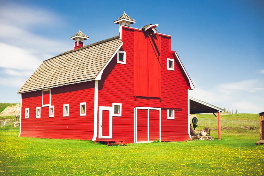 a modern barn