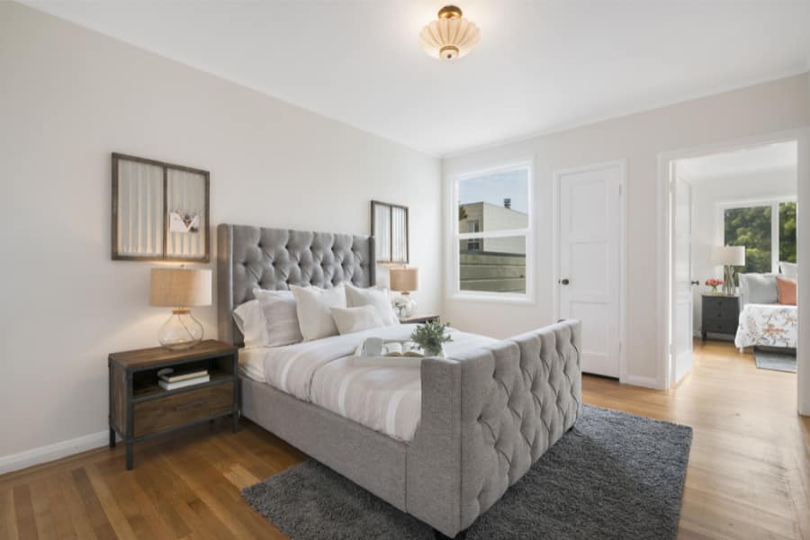 Master bedroom design in Pennsylvania.