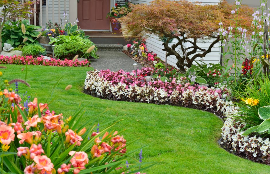 Planting a garden positively impacts property values.