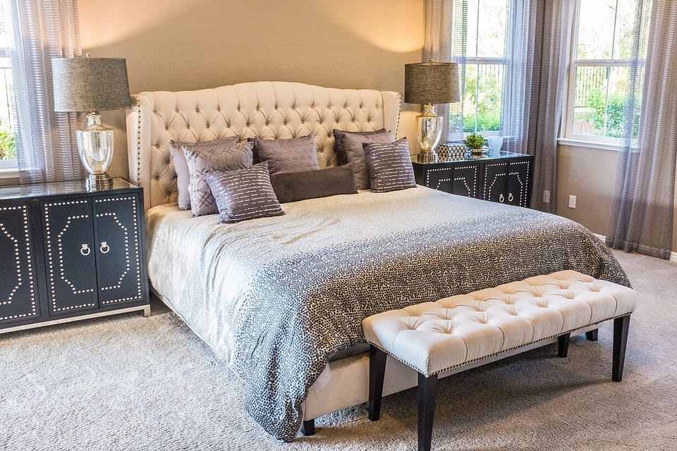 Design idea for primary bedroom in Pennsylvania.