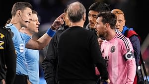 Furious Messi saved from red card by SJ's Arena