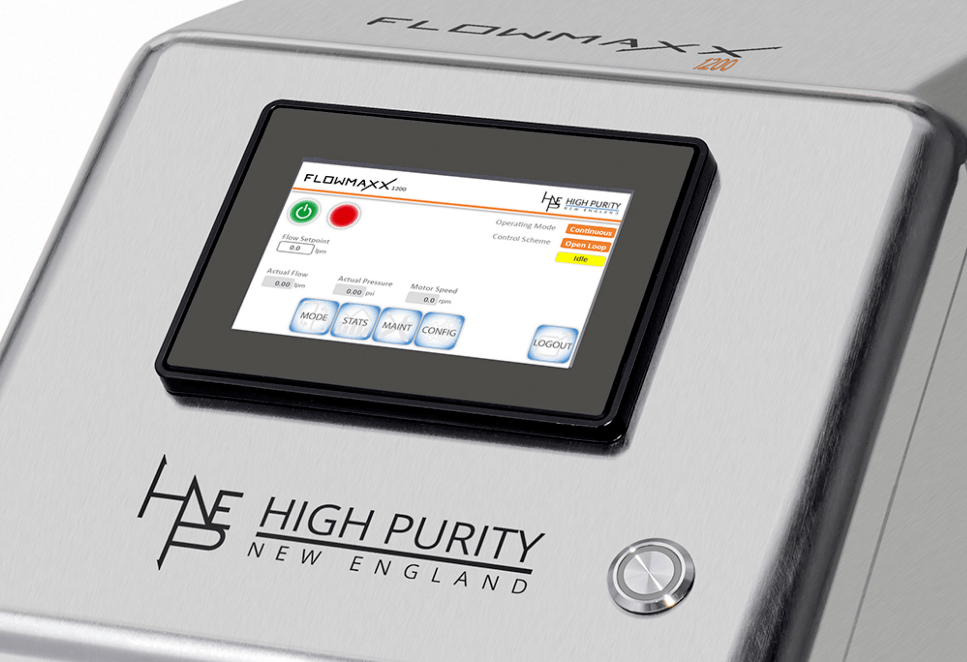 FlowMaxx Quaternary Diaphragm Pumps Feature Enlarged Screens and Upgraded Software