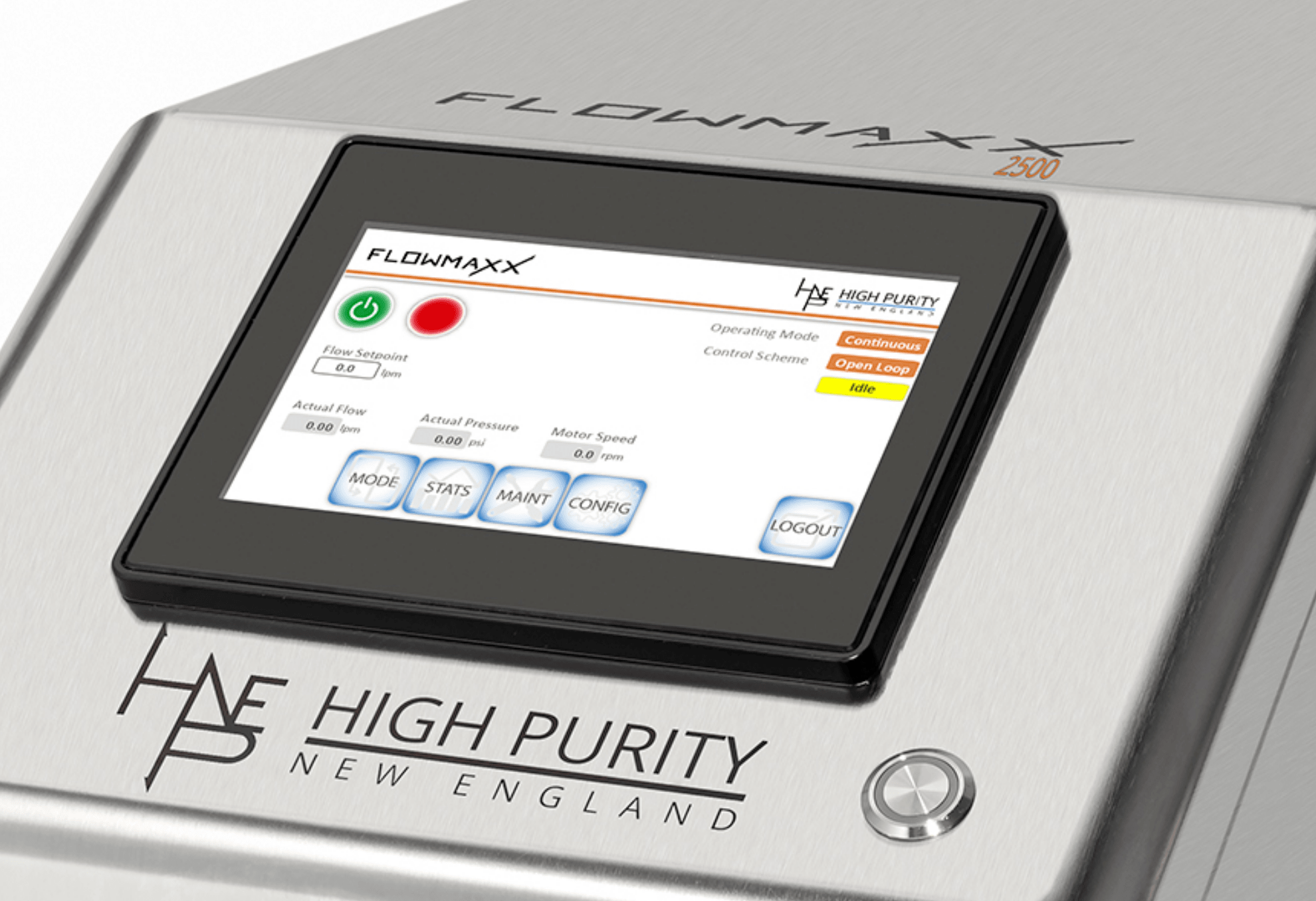 FlowMaxx Quaternary Diaphragm Pumps Feature Enlarged Screens and Upgraded Software