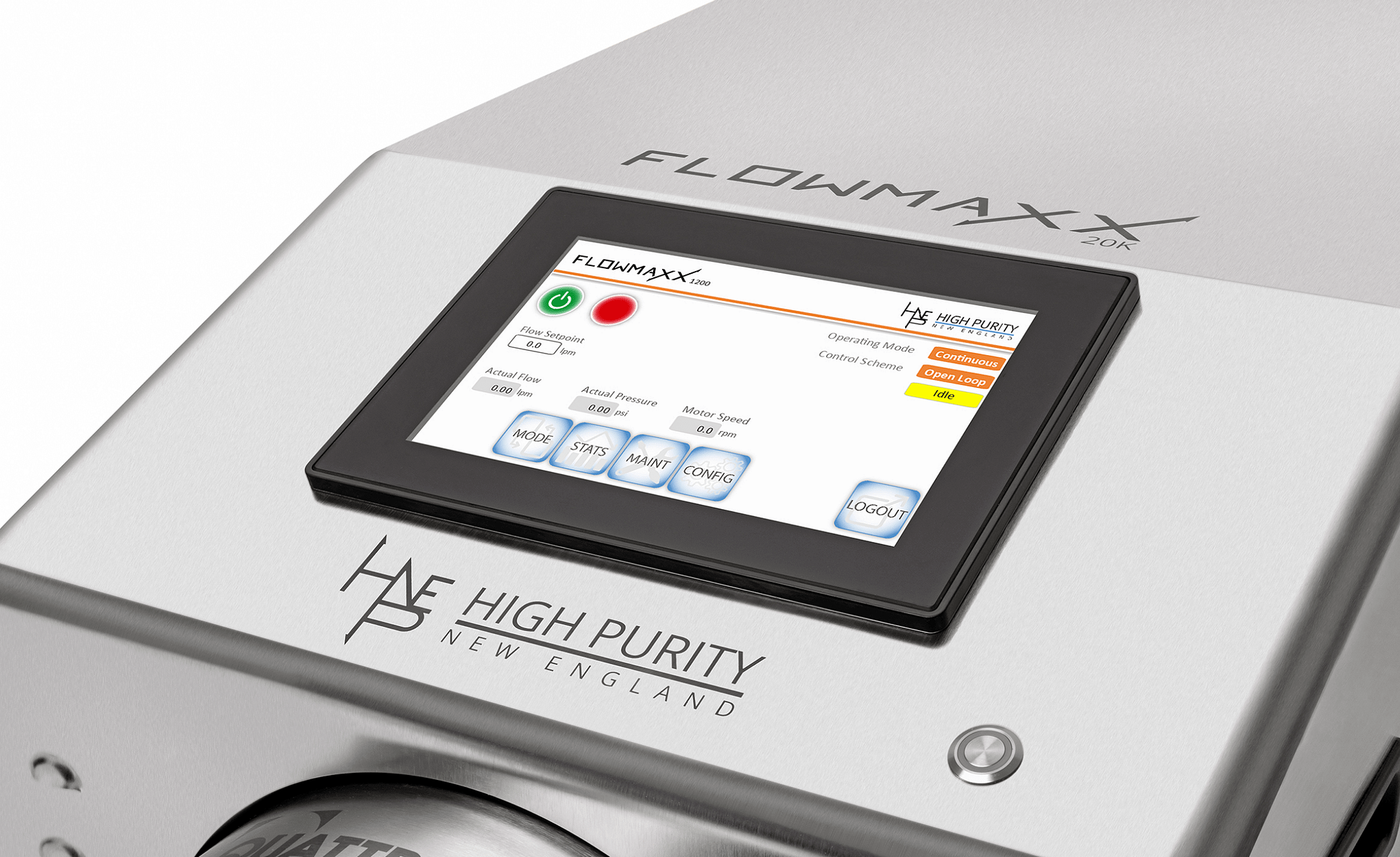 FlowMaxx Quaternary Diaphragm Pumps Feature Enlarged Screens and Upgraded Software