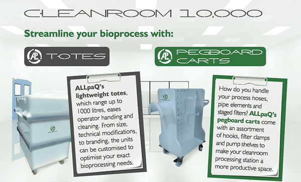 AllpaQ Collapsible Bioprocess Rigid Containers