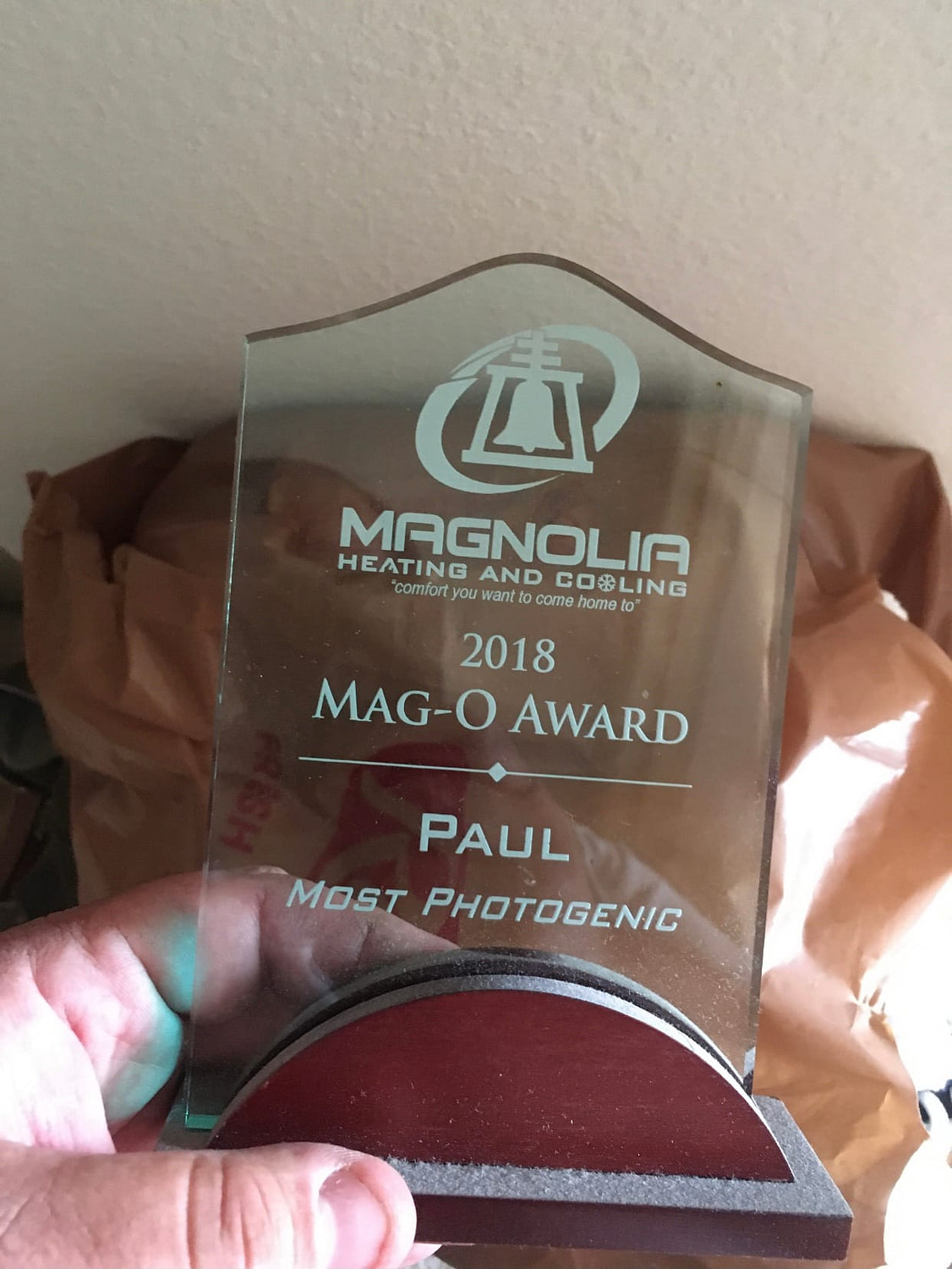 Magnolia Heating and Air Conditioning award