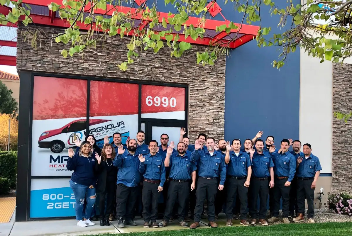 Magnolia Heating and Cooling AC Company Repair Team