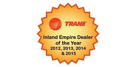 Trane AC Dealer of the year award