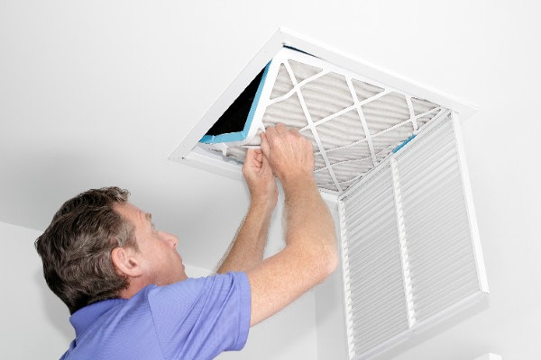 Dirty Ac Filter Being Removed