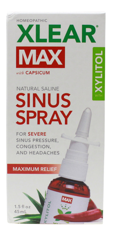Xlear Max Sinus Spray - 1.5 oz Liquid Front