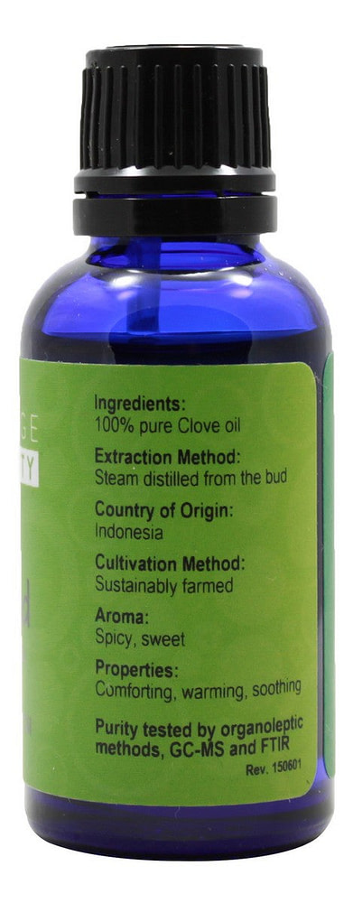 Clove  Bud Essential Oil - 1 oz - Supplement Facts