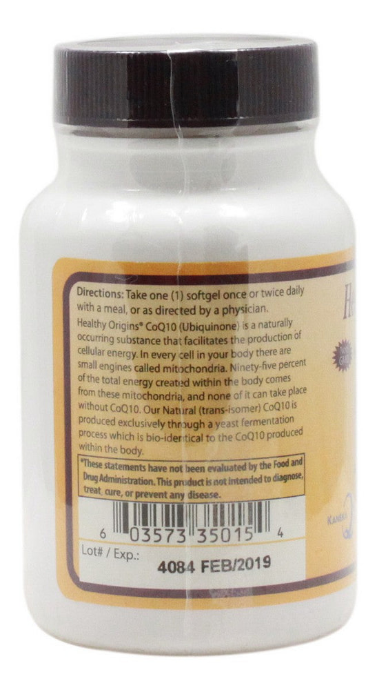 CoQ10 100 mg - 30 Softgels - Information