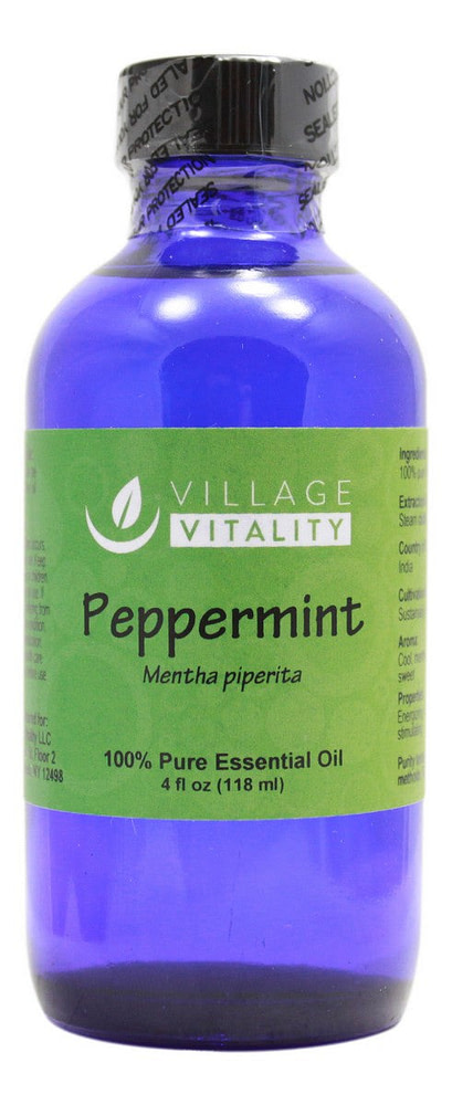 Peppermint Essential Oil - 4 oz - Front