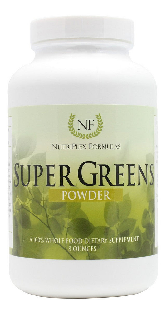 Super Greens - 8 oz Powder - Front