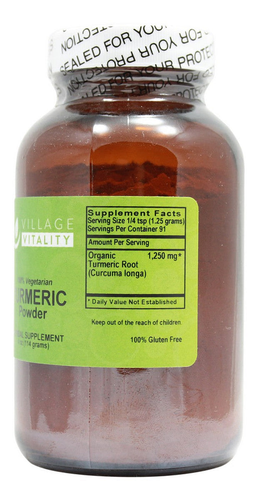 Turmeric Powder - 4 oz - Supplement Facts