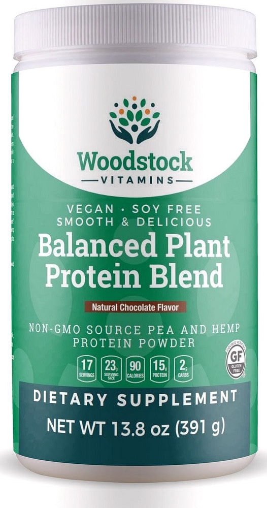 Balanced Plant Protein Blend - Natural Chocolate Flavor - 13.8 oz
