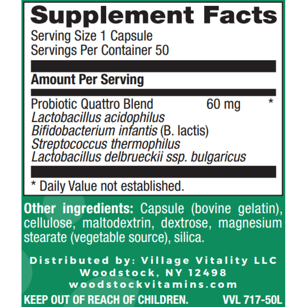 Probiotic Quattro - 50 Capsules