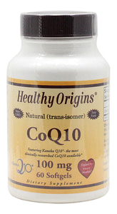 CoQ10 100 mg - 60 Softgels - Front