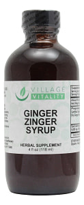 Ginger Zinger Syrup - 4 oz Liquid - Front