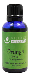 Orange (Sweet) Essential Oil - 1 oz Liquid - Front