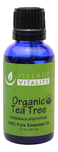 Organic Tea Tree Essential Oil - 1 oz - Front