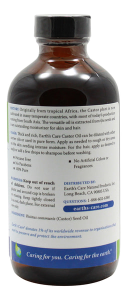 Castor Oil - 8 oz Liquid - Info