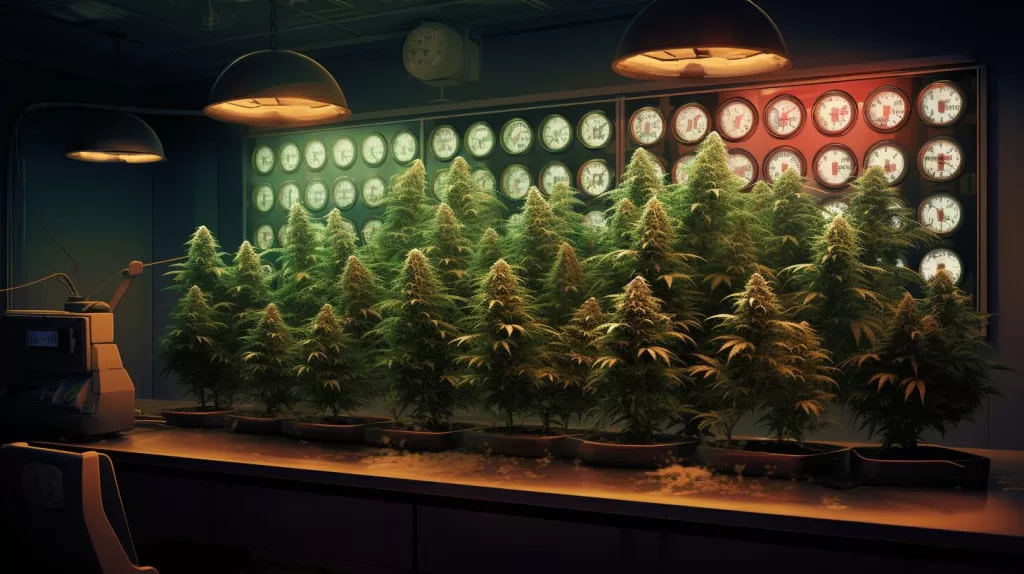 Optimizing Cannabis Growth: Light Schedules For Vegetative And Flowering Stages