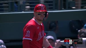 Angels to put Trout on IL with bone bruise in knee