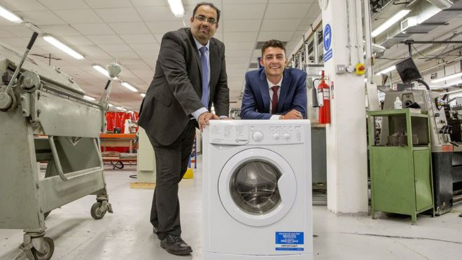 A new device could make washing machines lighter and greener