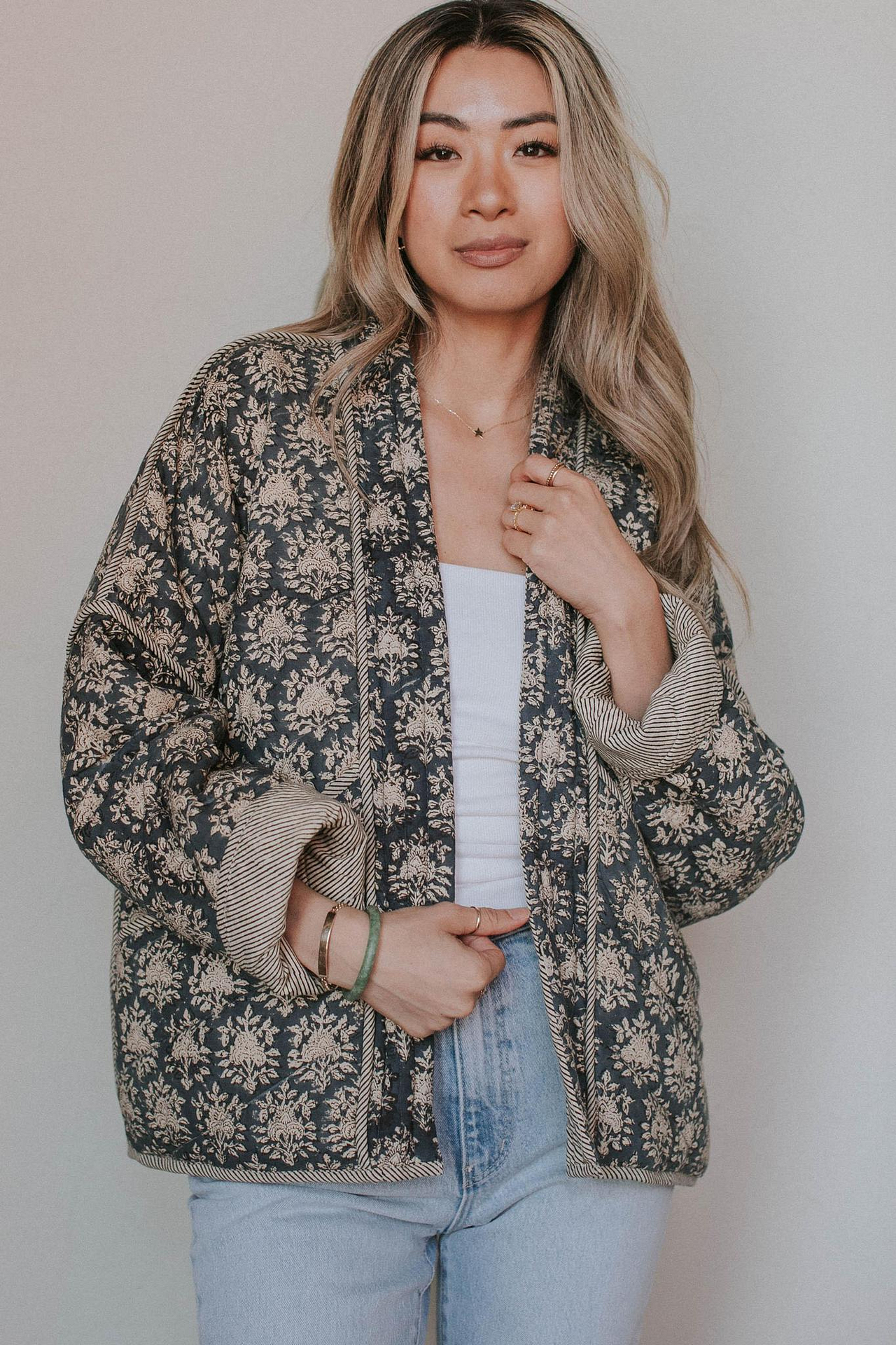 Reversible Quilted Jacket - Meraki Moon Boutique