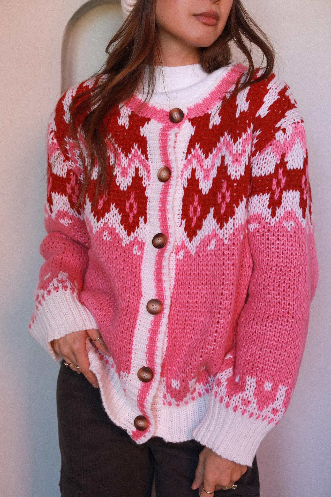 Orchard Cardigan Pink